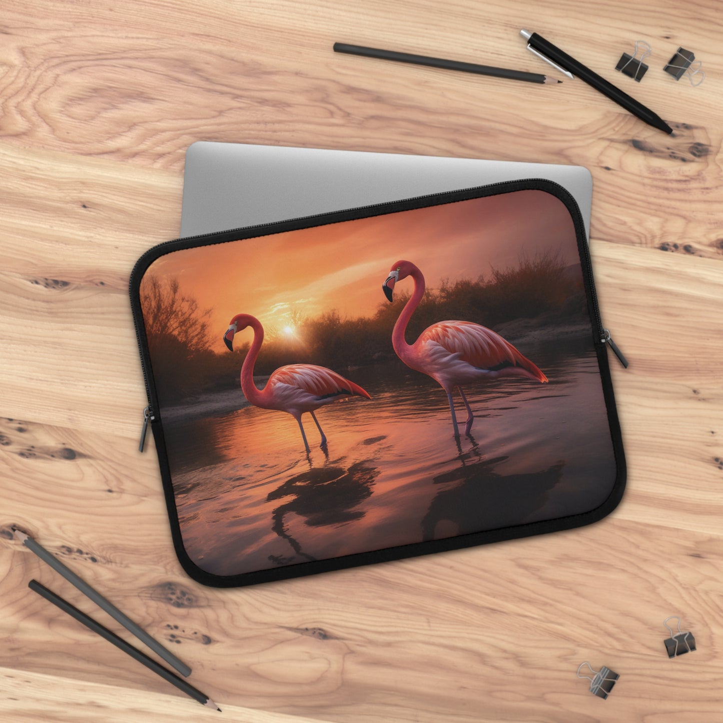 Two Flamingos Laptop Sleeve - Available in 5 Sizes!