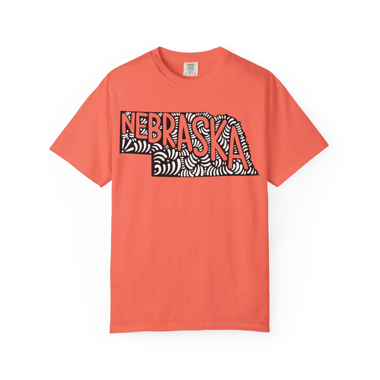 Nebraska "Woodcut Series" T-Shirt - 14 Colors in 7 Sizes Available!