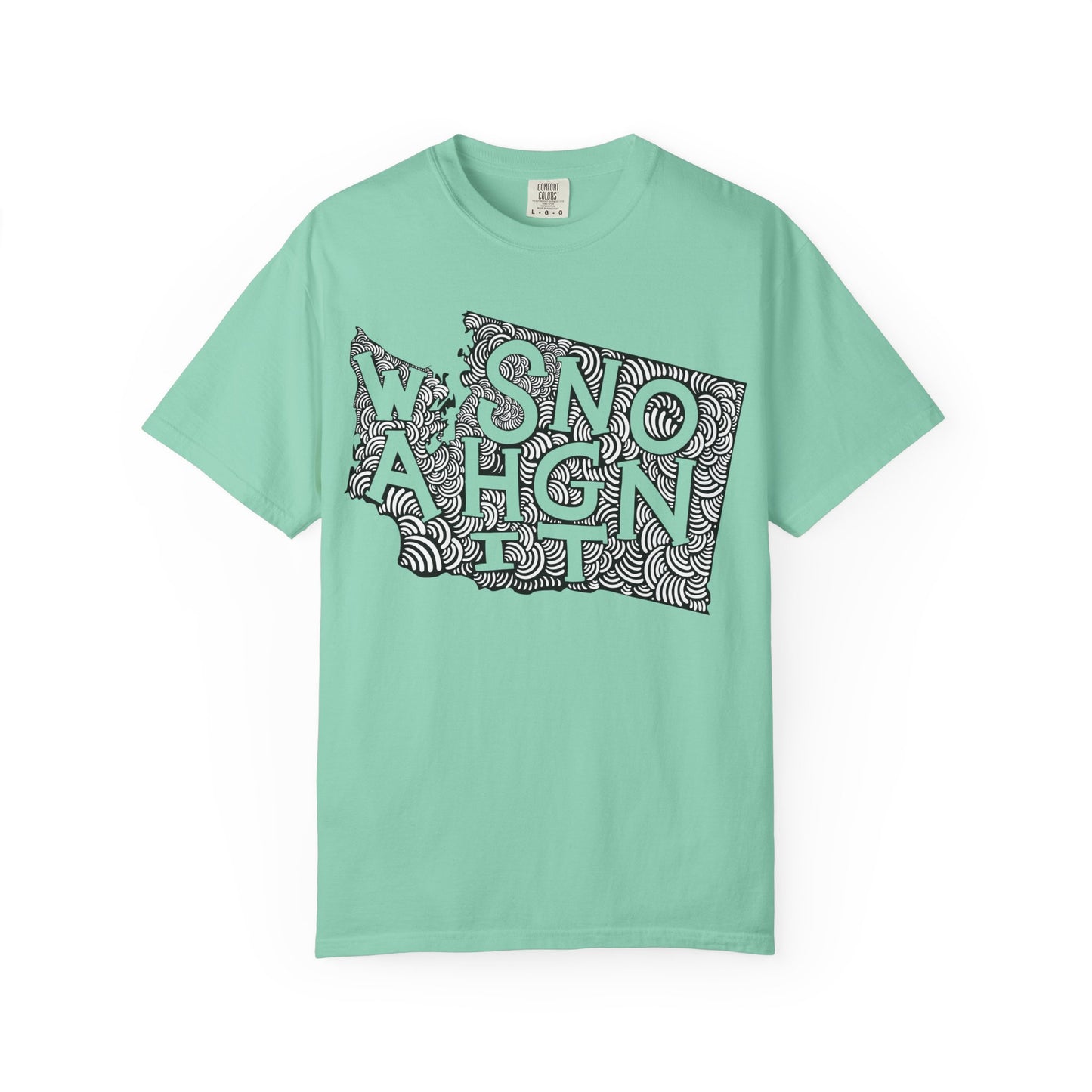 Washington "Woodcut Series" T-Shirt - 14 Colors in 7 Sizes Available!