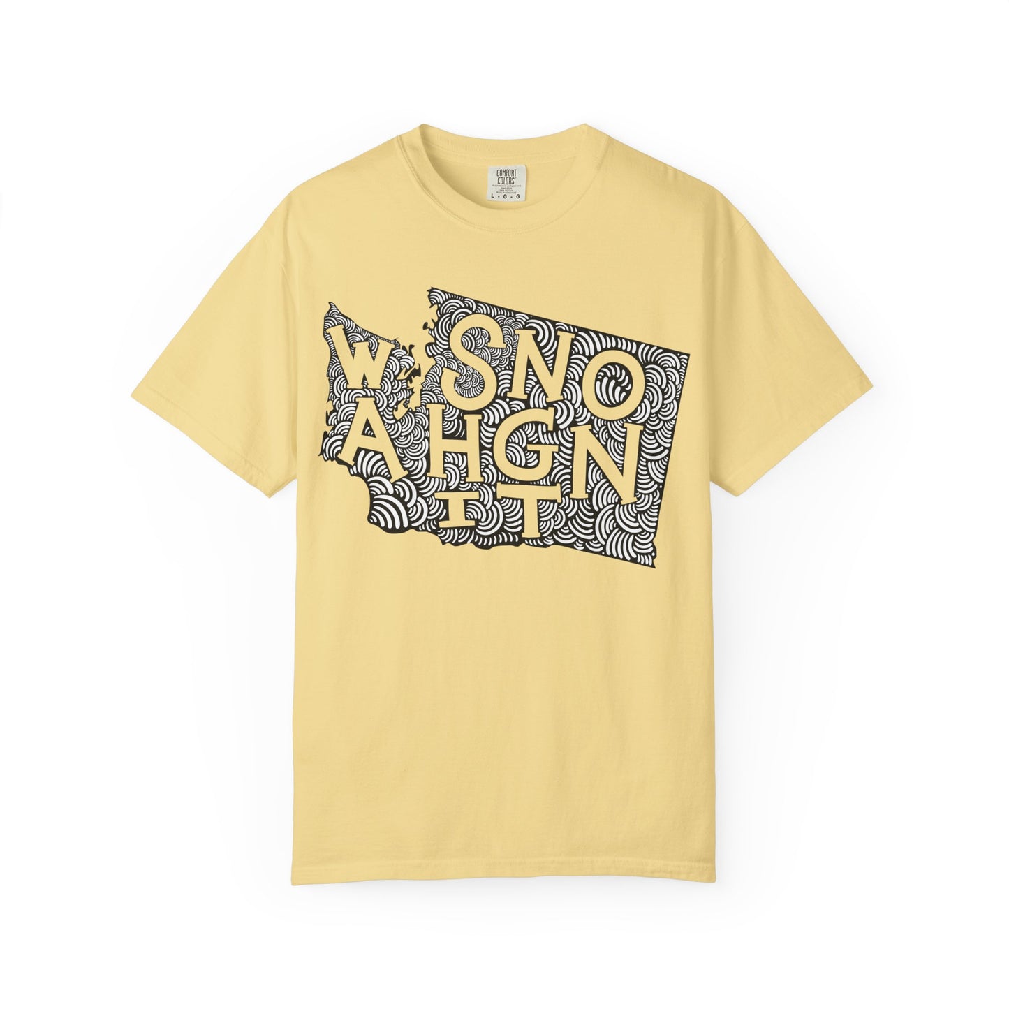 Washington "Woodcut Series" T-Shirt - 14 Colors in 7 Sizes Available!