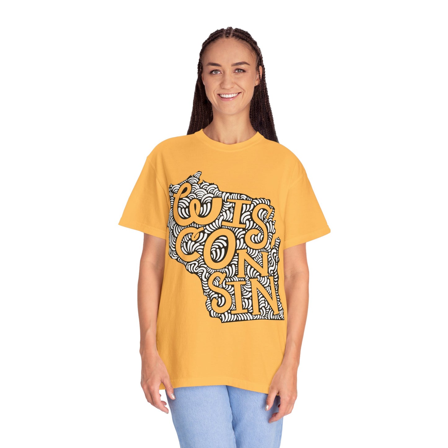 Wisconsin "Woodcut Series" T-Shirt - 14 Colors in 7 Sizes Available!