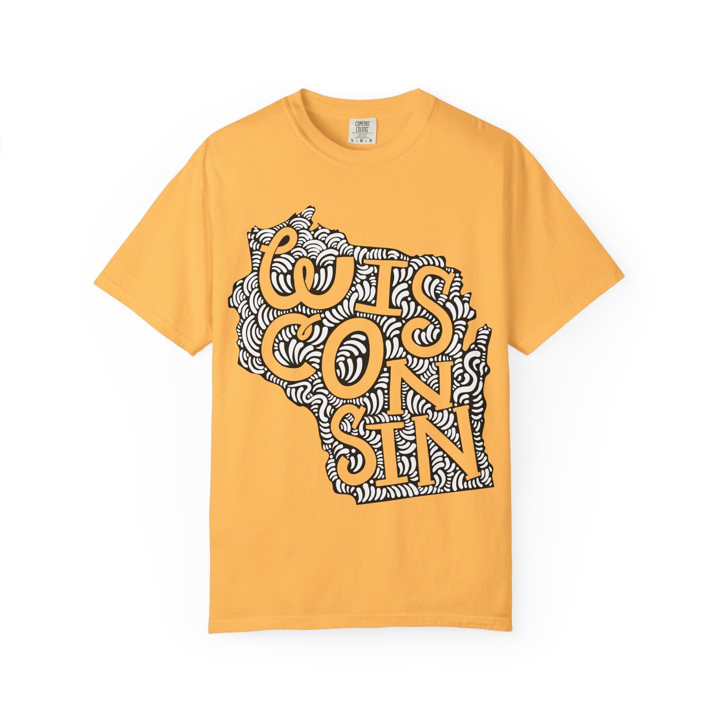 Wisconsin "Woodcut Series" T-Shirt - 14 Colors in 7 Sizes Available!