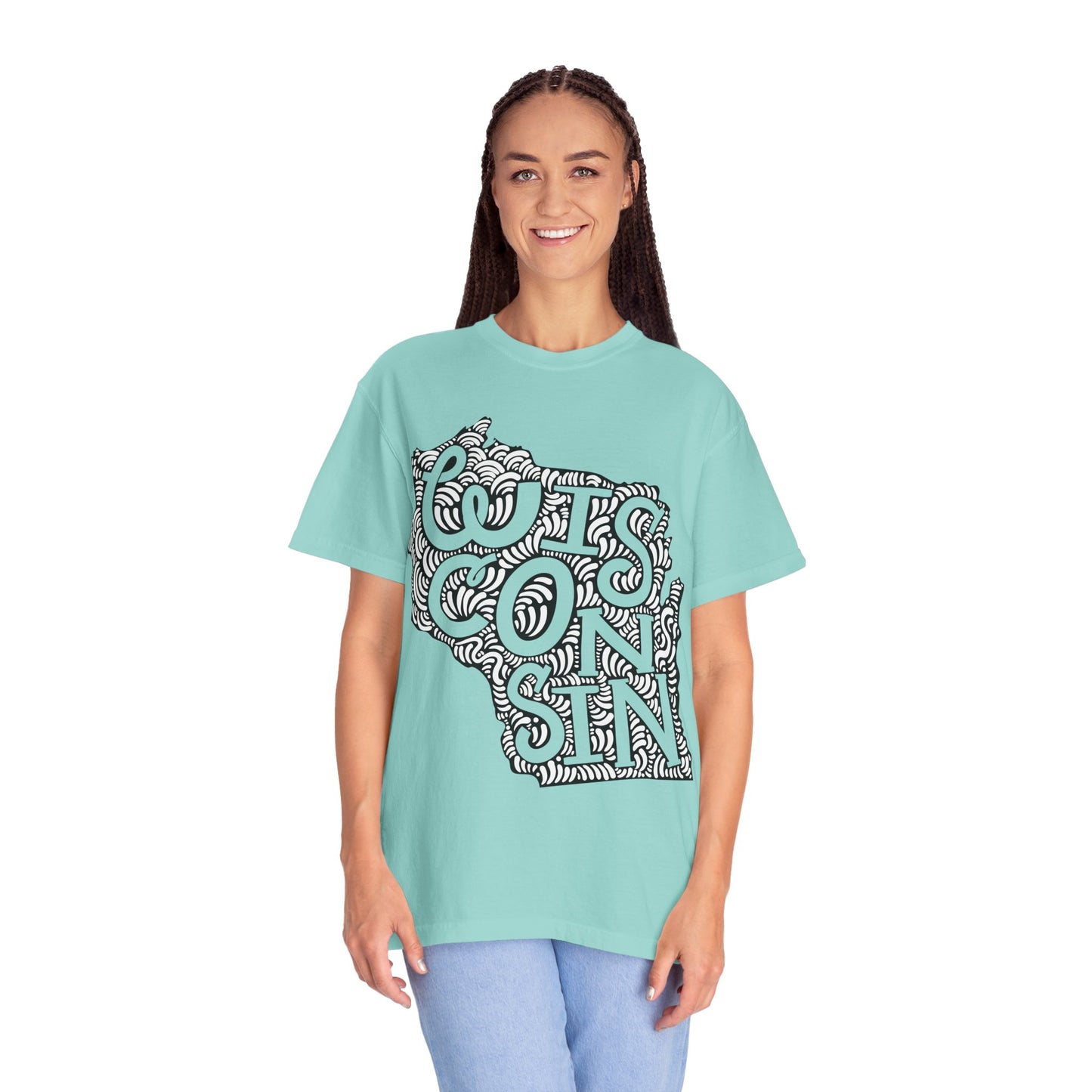 Wisconsin "Woodcut Series" T-Shirt - 14 Colors in 7 Sizes Available!