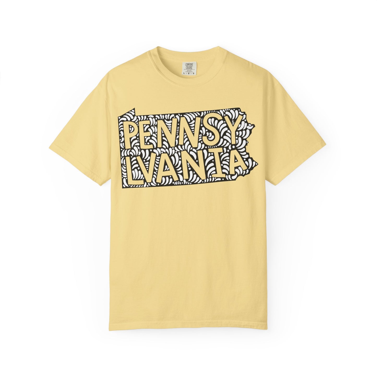 Pennsylvania "Woodcut Series" T-Shirt - 14 Colors in 7 Sizes Available!