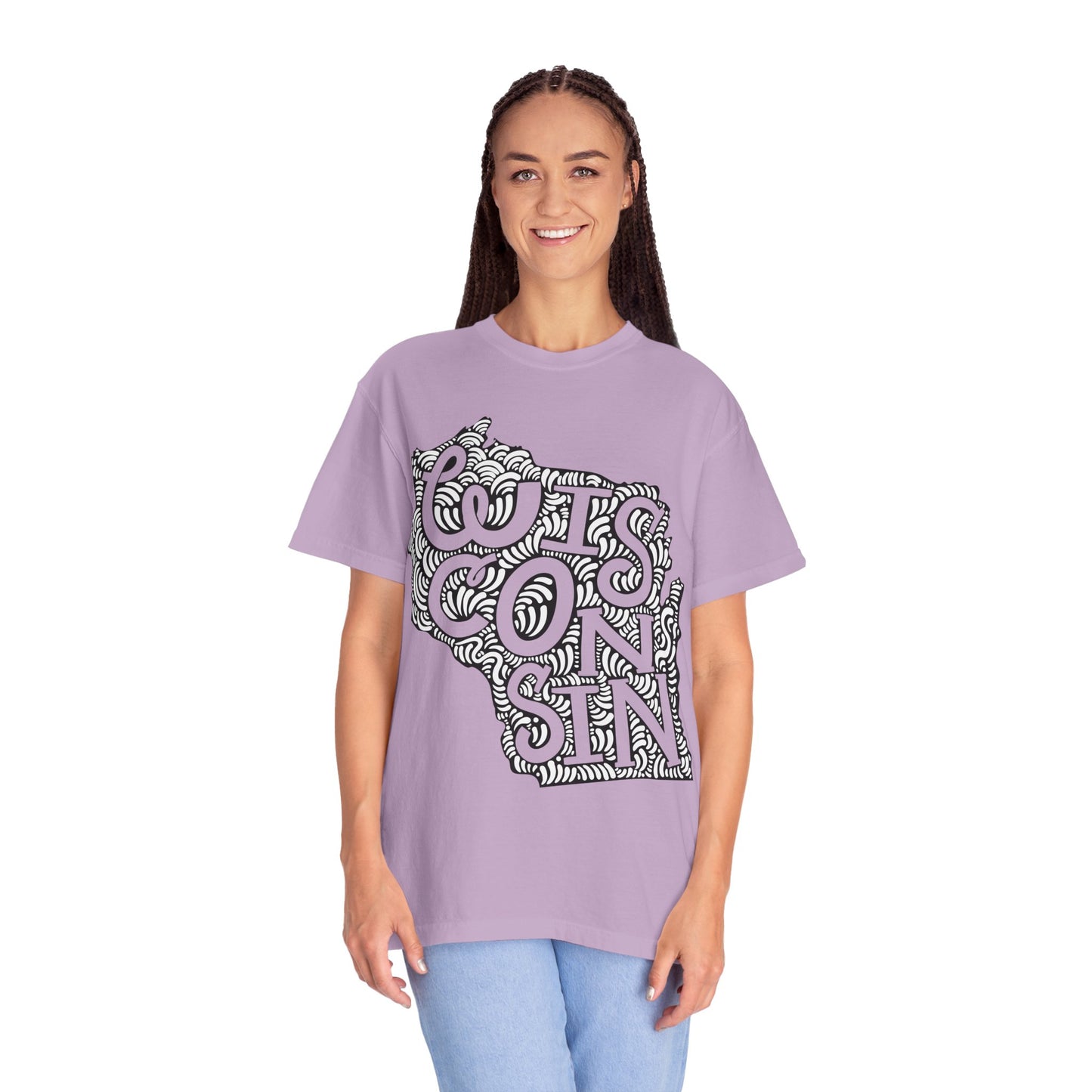 Wisconsin "Woodcut Series" T-Shirt - 14 Colors in 7 Sizes Available!