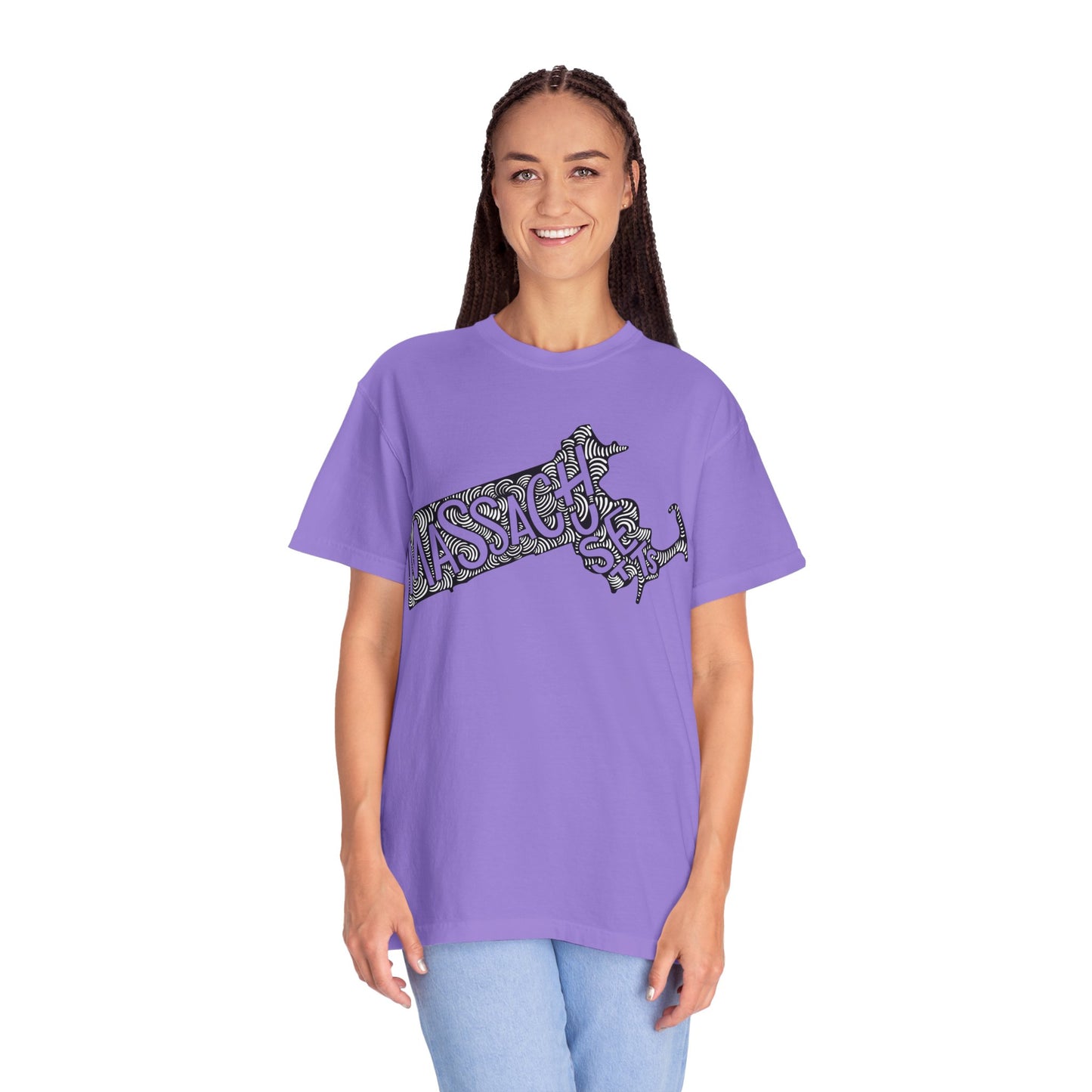 Massachusetts "Woodcut Series" T-Shirt - 14 Colors in 7 Sizes Available!
