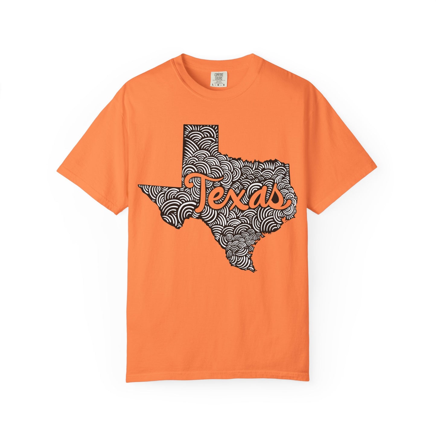 Texas "Woodcut Series" T-Shirt - 14 Colors in 7 Sizes Available!