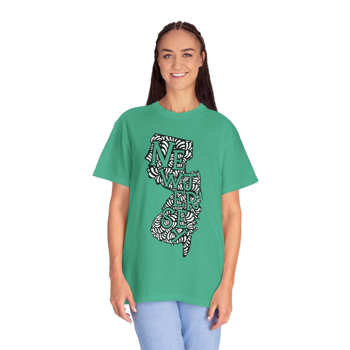New Jersey "Woodcut Series" T-Shirt - 14 Colors in 7 Sizes Available!