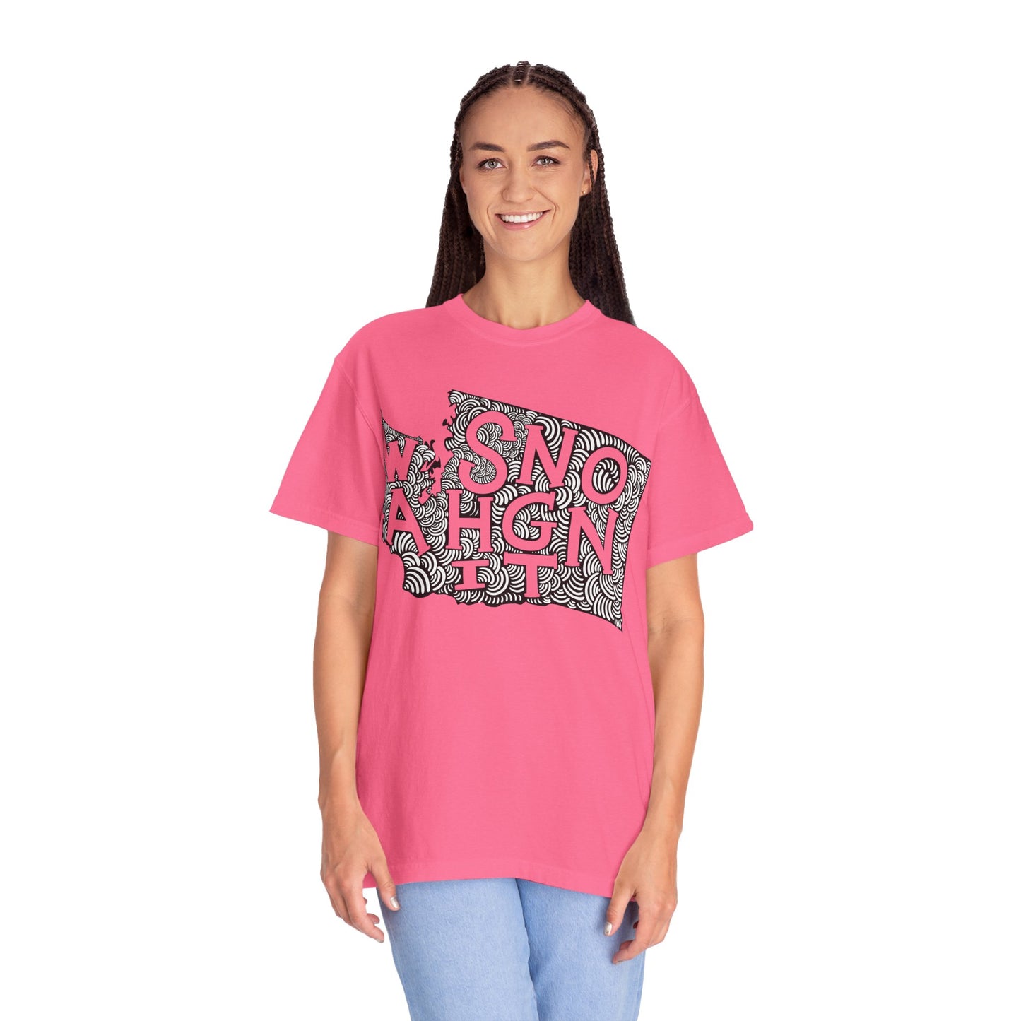 Washington "Woodcut Series" T-Shirt - 14 Colors in 7 Sizes Available!
