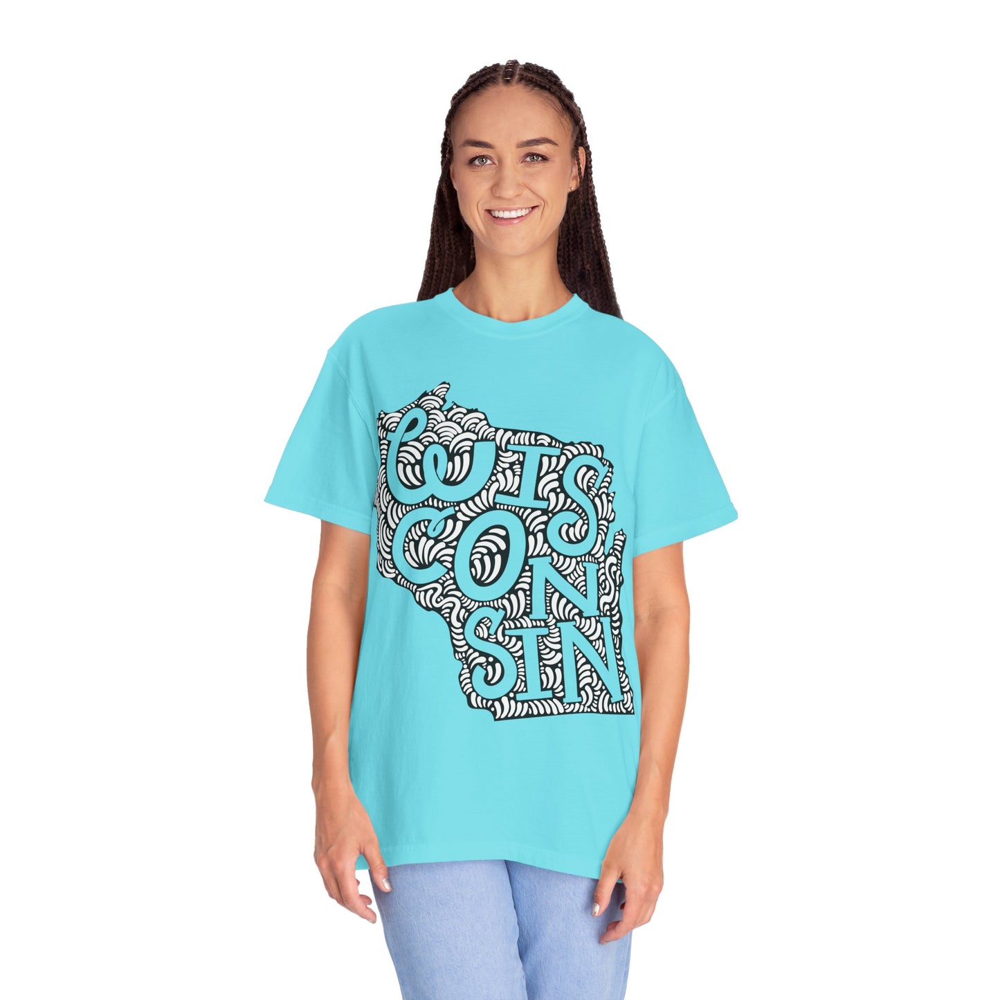 Wisconsin "Woodcut Series" T-Shirt - 14 Colors in 7 Sizes Available!