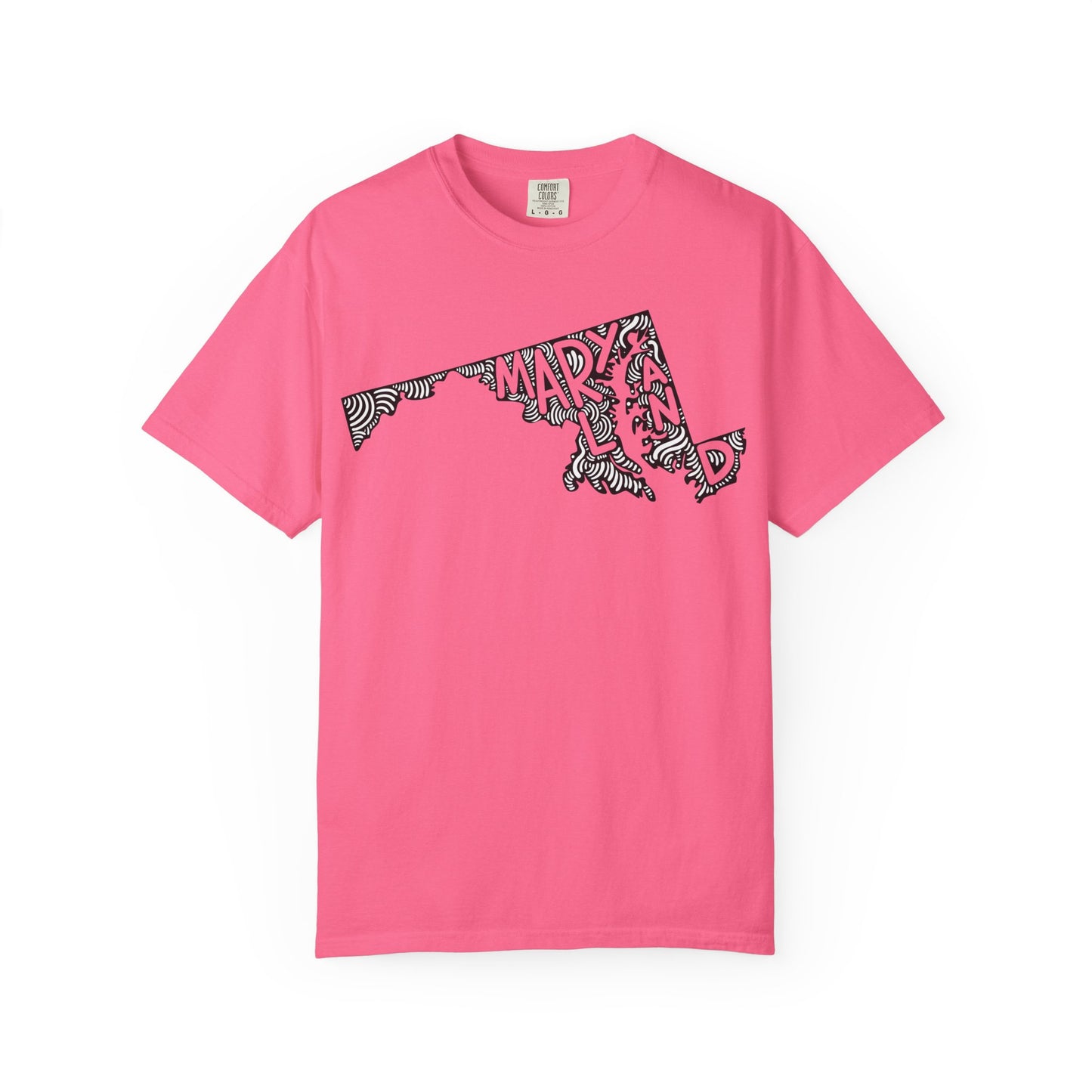 Maryland "Woodcut Series" T-Shirt - 14 Colors in 7 Sizes Available!