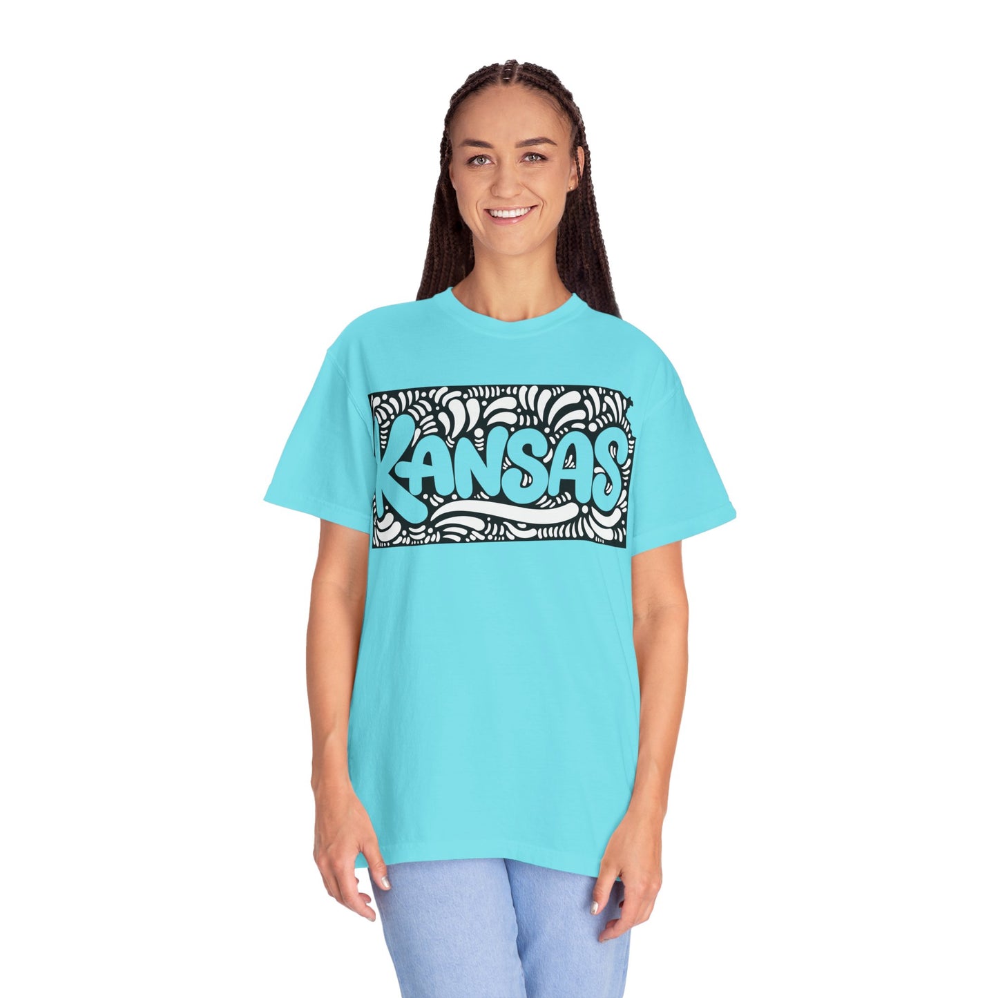 Kansas "Woodcut Series" T-Shirt - 14 Colors in 7 Sizes Available!