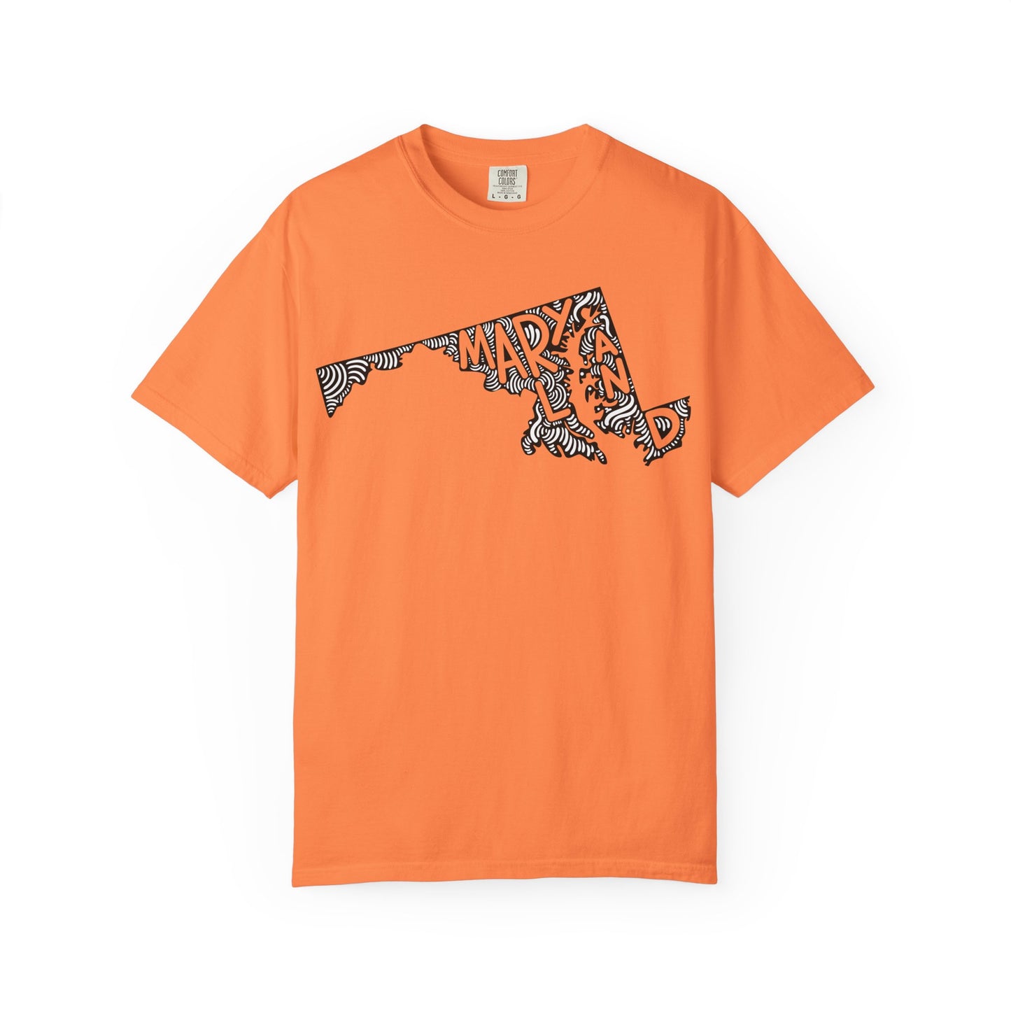 Maryland "Woodcut Series" T-Shirt - 14 Colors in 7 Sizes Available!