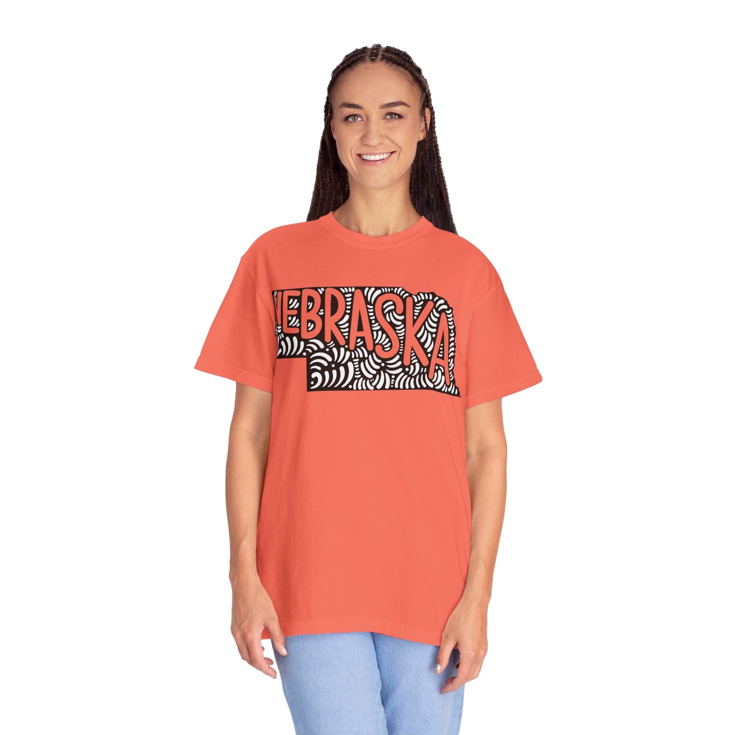 Nebraska "Woodcut Series" T-Shirt - 14 Colors in 7 Sizes Available!