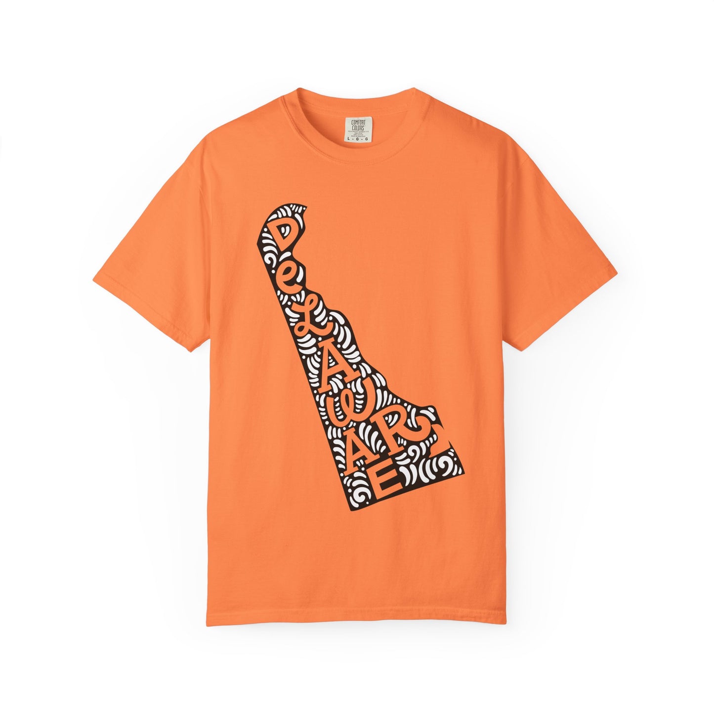 Delaware "Woodcut Series" T-Shirt - 14 Colors in 7 Sizes Available!
