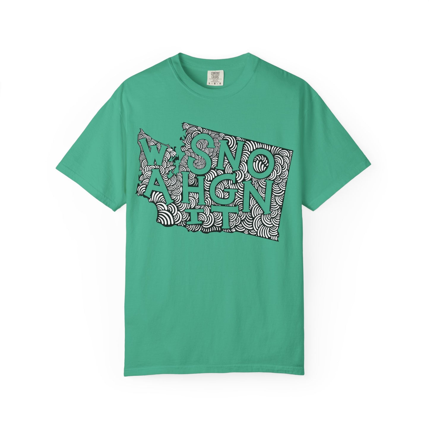Washington "Woodcut Series" T-Shirt - 14 Colors in 7 Sizes Available!