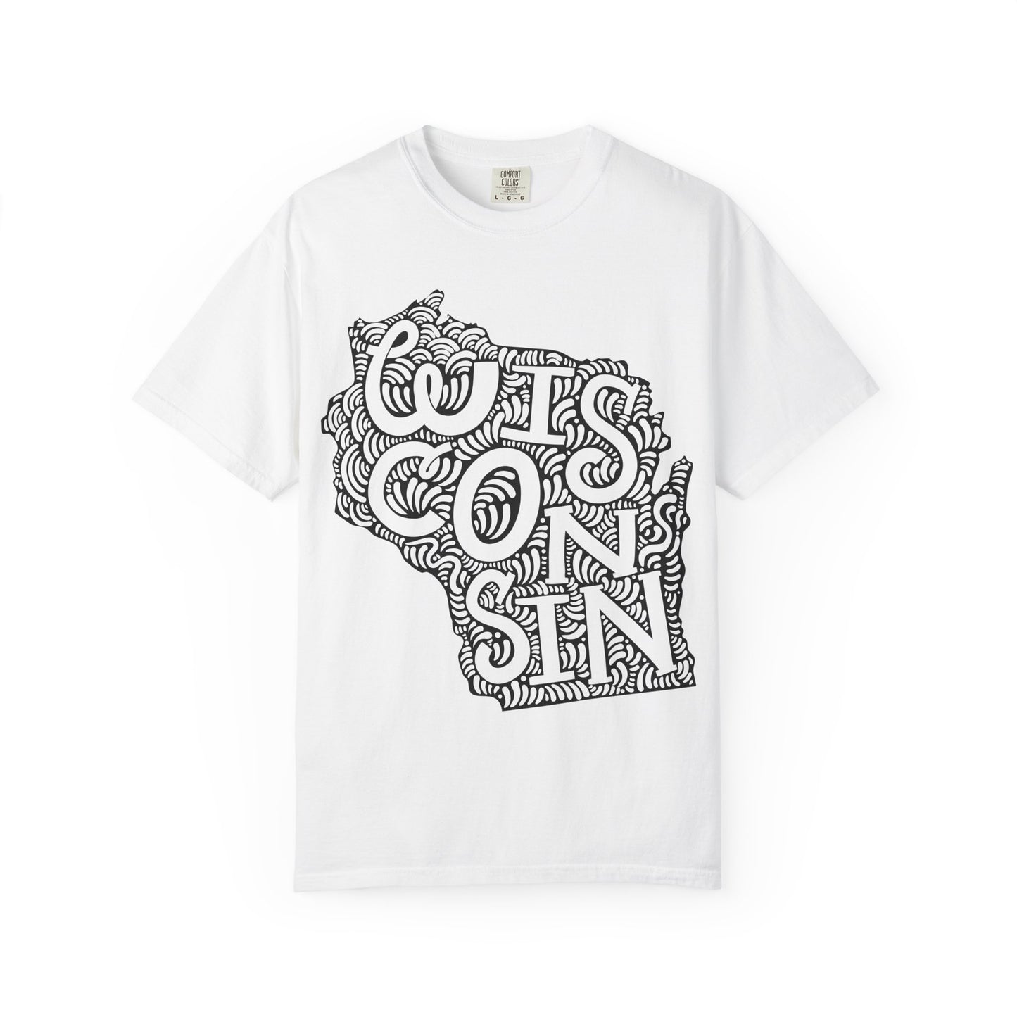 Wisconsin "Woodcut Series" T-Shirt - 14 Colors in 7 Sizes Available!