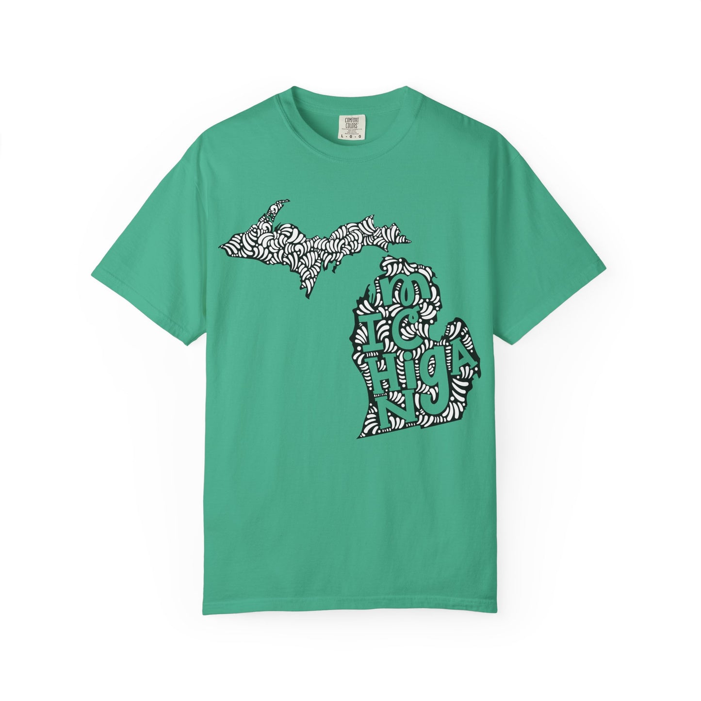Michigan "Woodcut Series" T-Shirt - 14 Colors in 7 Sizes Available!