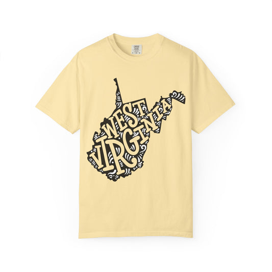West Virginia "Woodcut Series" T-Shirt - 14 Colors in 7 Sizes Available!