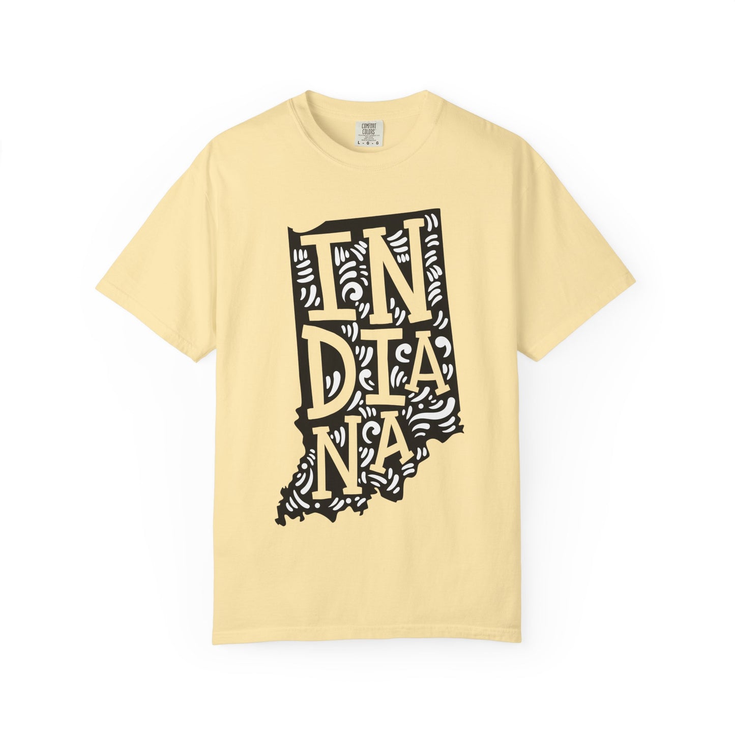 Indiana "Woodcut Series" T-Shirt - 14 Colors in 7 Sizes Available!