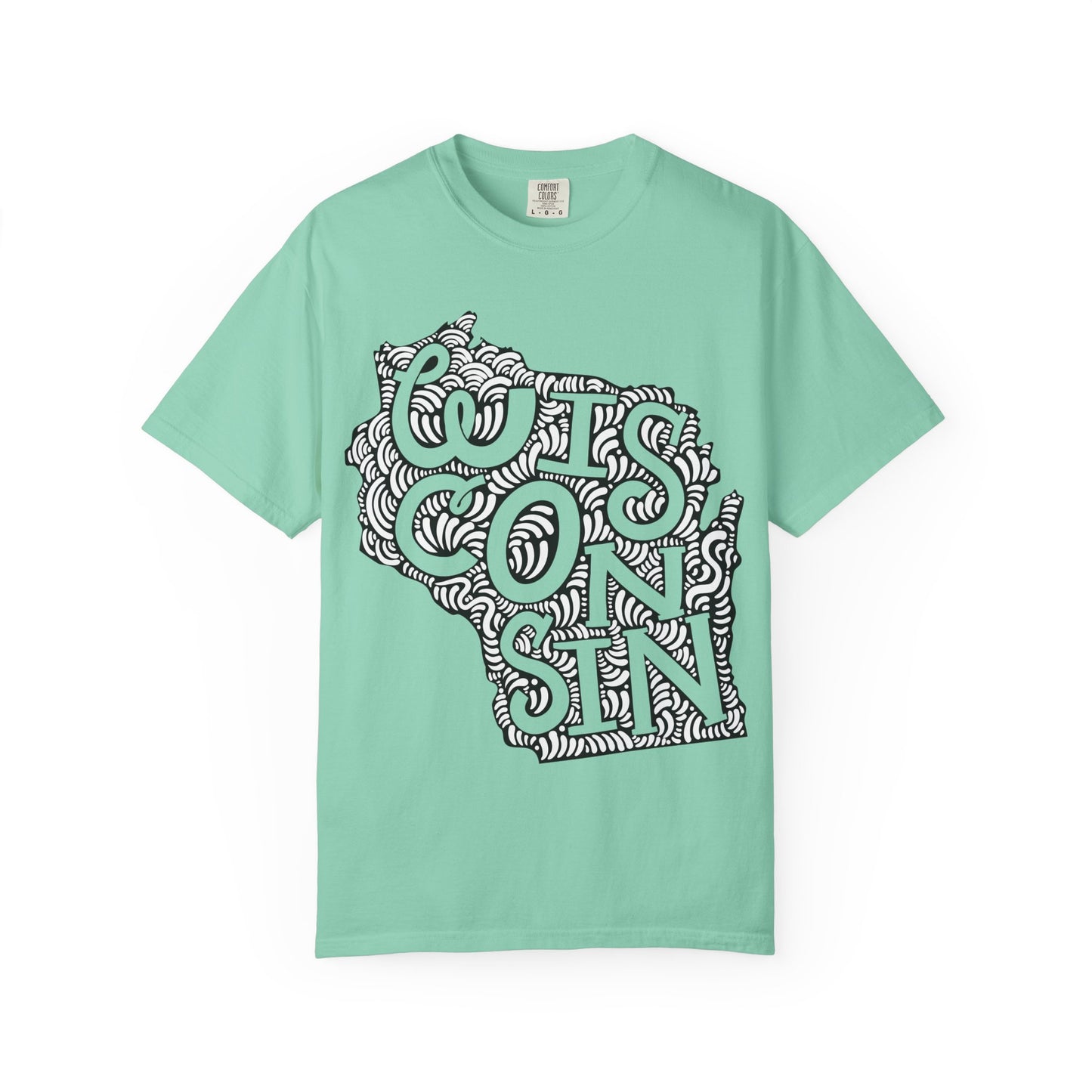 Wisconsin "Woodcut Series" T-Shirt - 14 Colors in 7 Sizes Available!