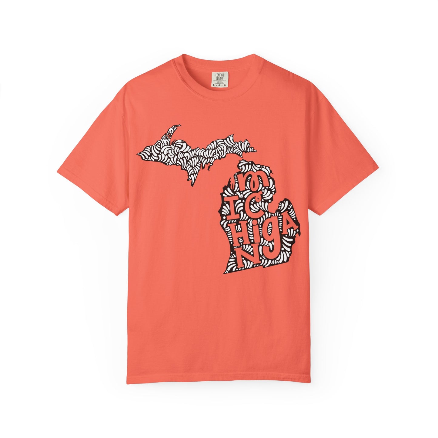 Michigan "Woodcut Series" T-Shirt - 14 Colors in 7 Sizes Available!