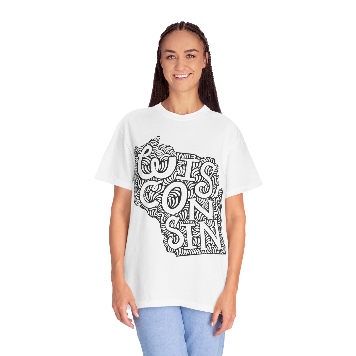 Wisconsin "Woodcut Series" T-Shirt - 14 Colors in 7 Sizes Available!