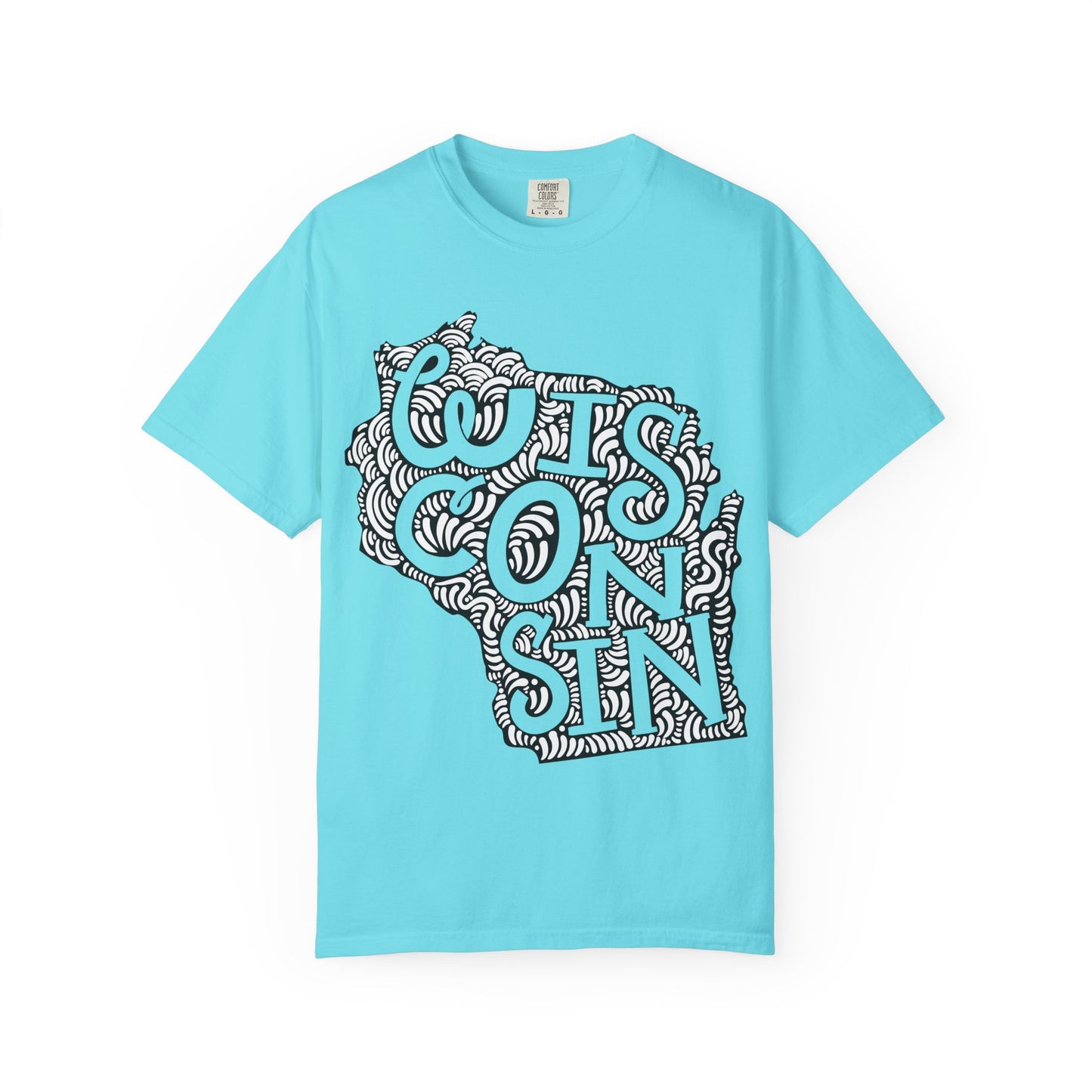 Wisconsin "Woodcut Series" T-Shirt - 14 Colors in 7 Sizes Available!