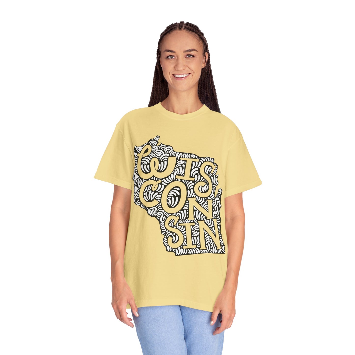Wisconsin "Woodcut Series" T-Shirt - 14 Colors in 7 Sizes Available!