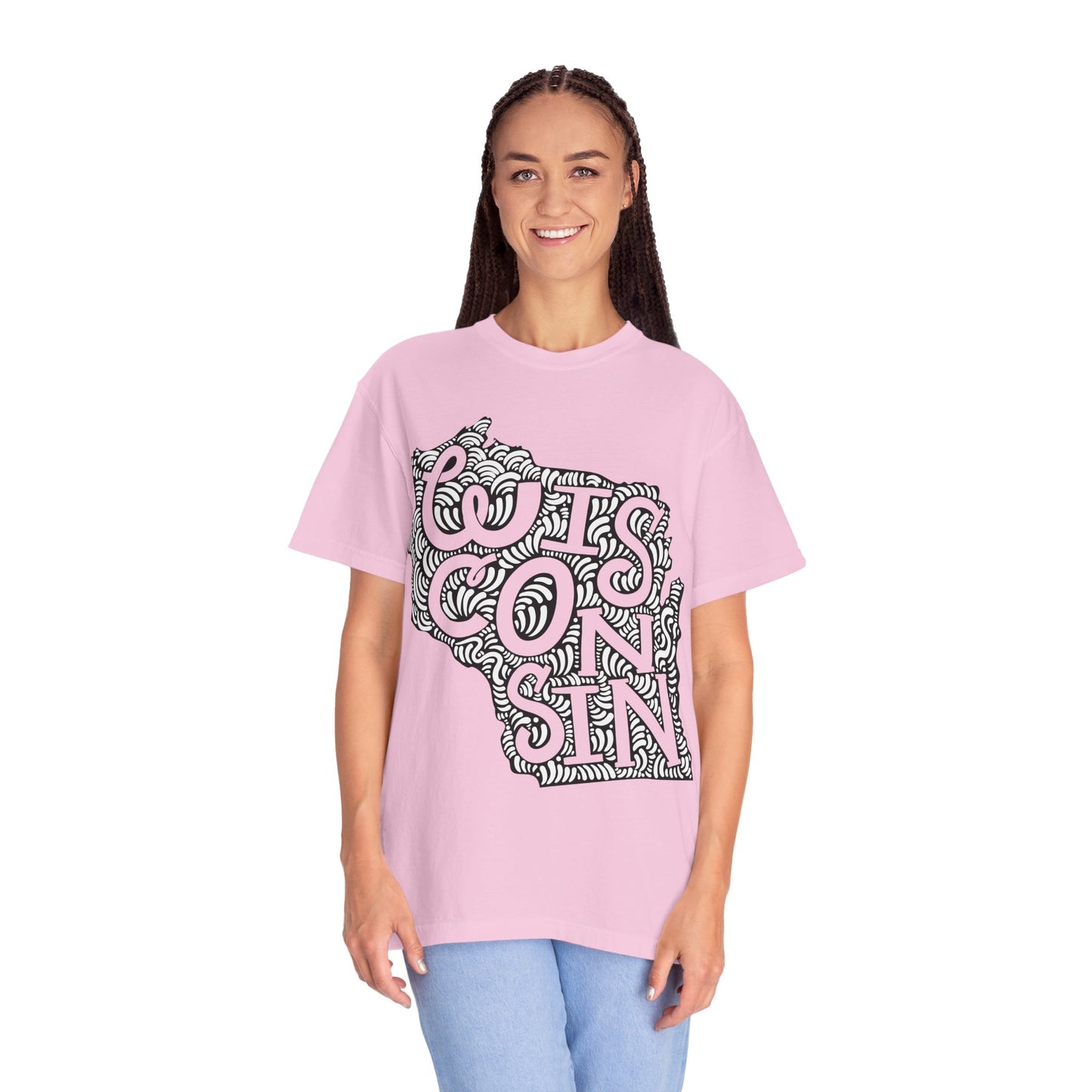 Wisconsin "Woodcut Series" T-Shirt - 14 Colors in 7 Sizes Available!