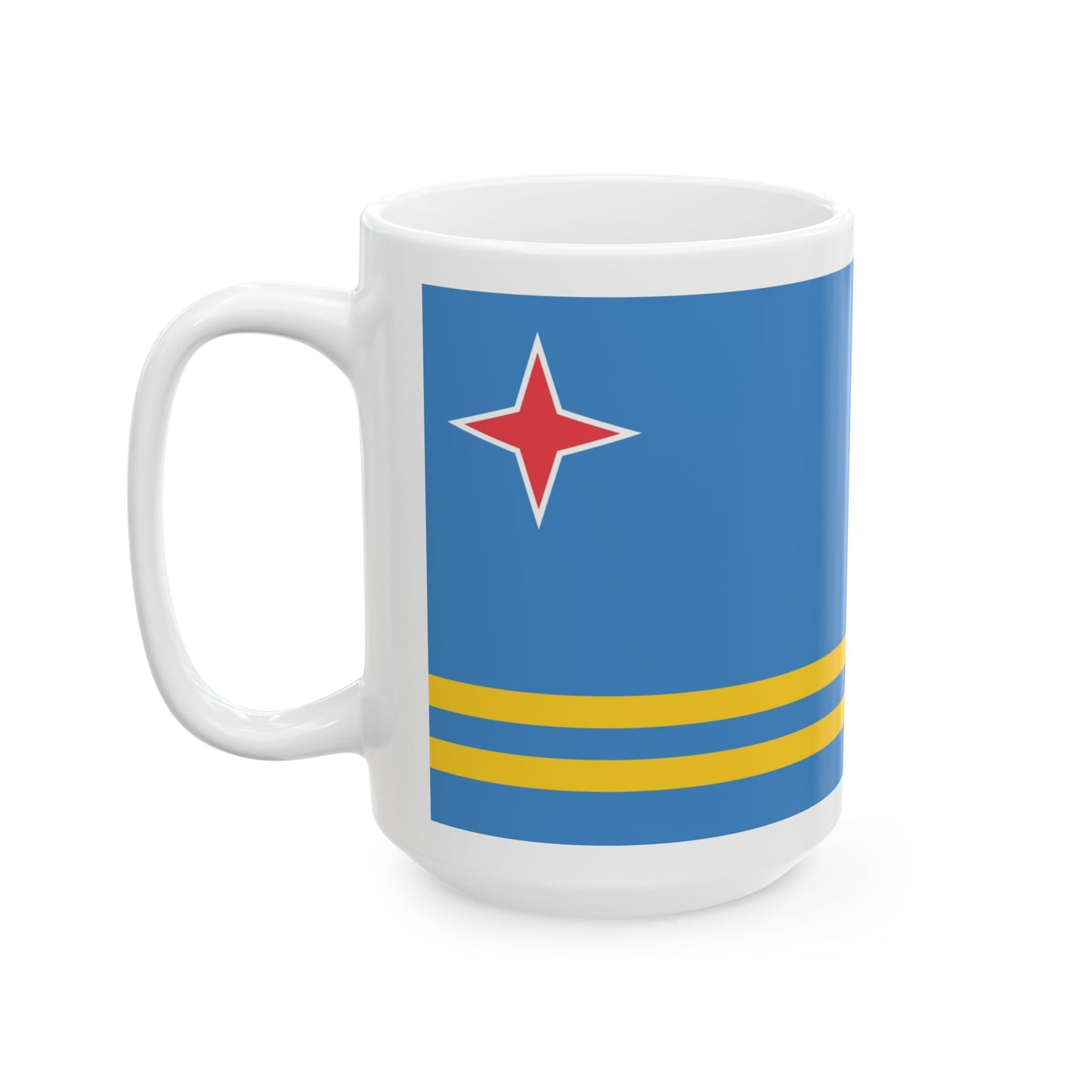 Aruba Flag Ceramic Mug - Available in 11oz & 15oz
