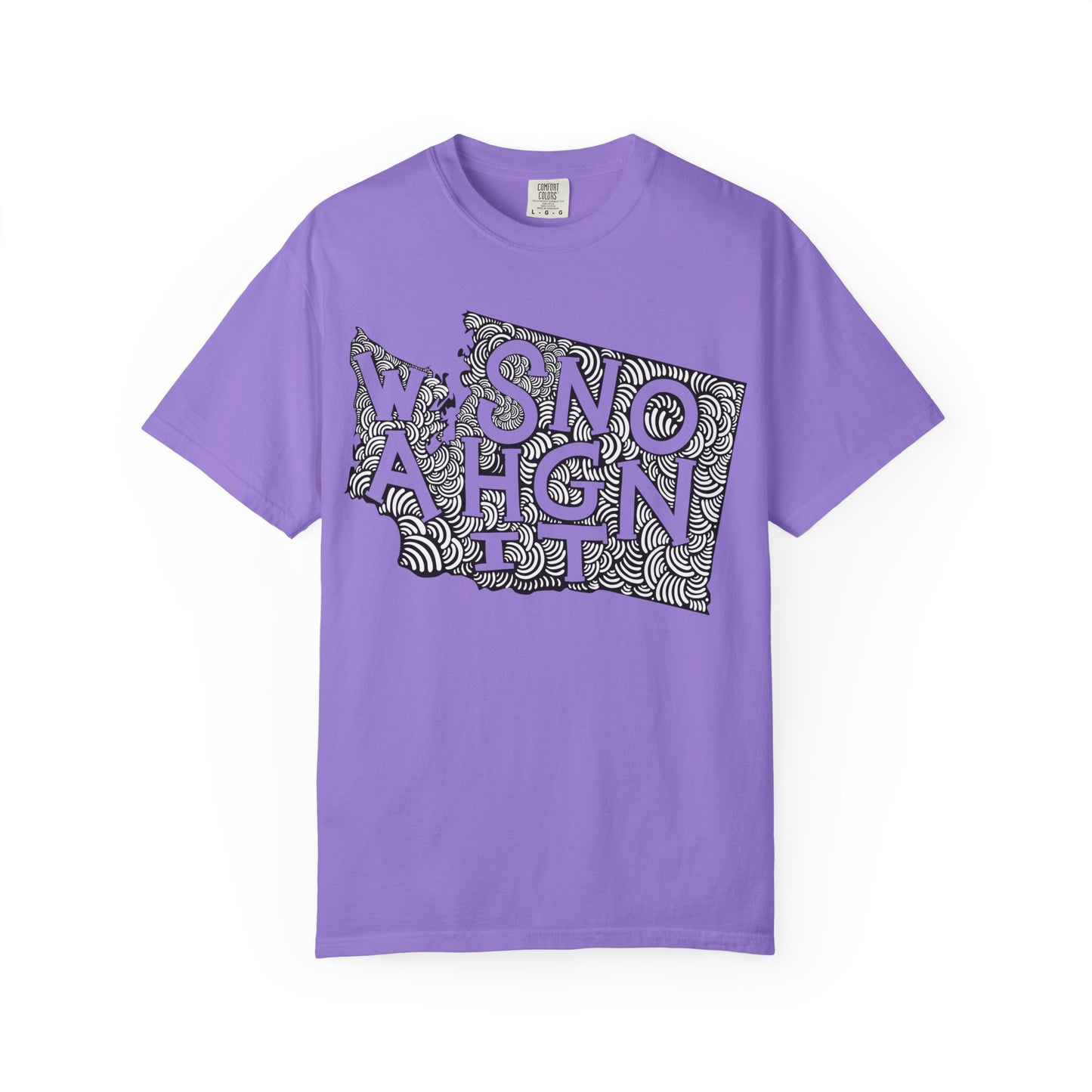Washington "Woodcut Series" T-Shirt - 14 Colors in 7 Sizes Available!