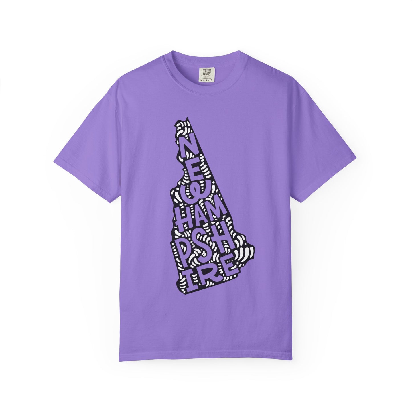 New Hampshire "Woodcut Series" T-Shirt - 14 Colors in 7 Sizes Available!