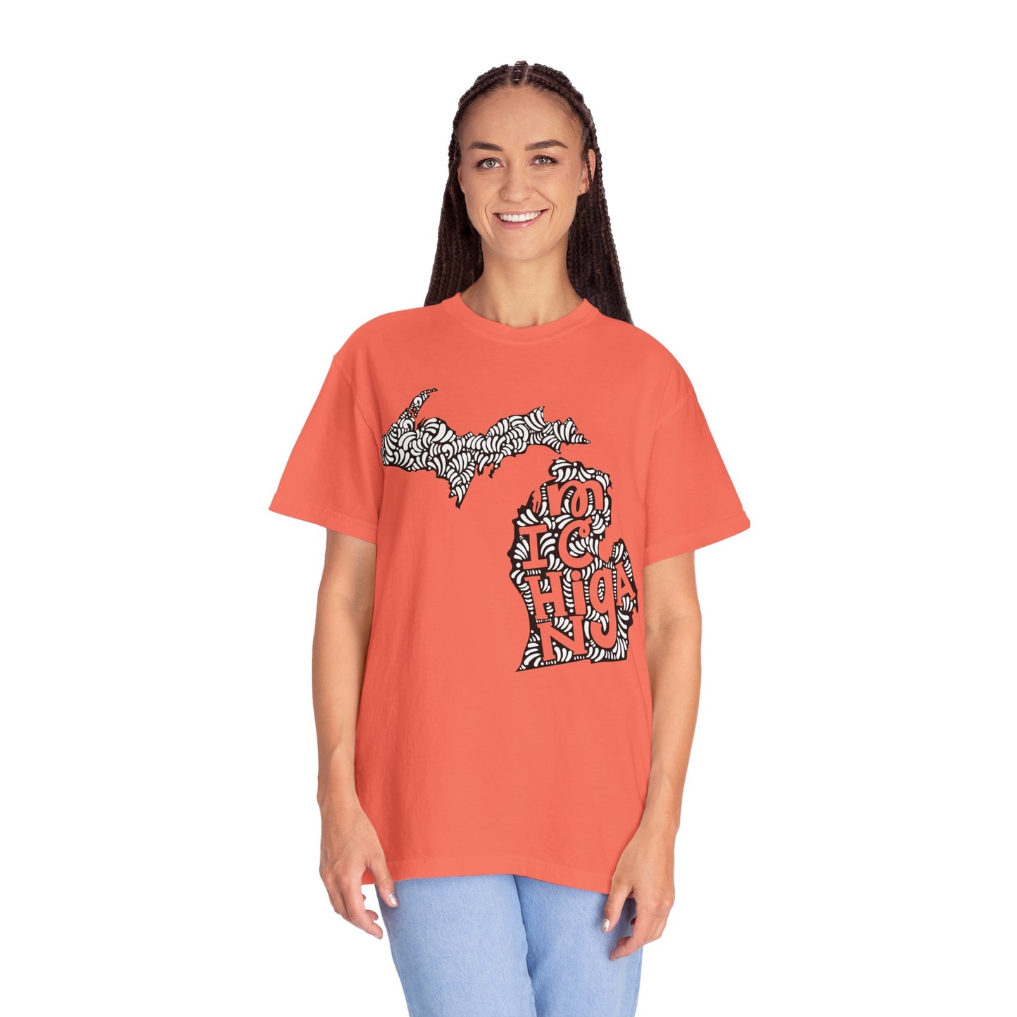 Michigan "Woodcut Series" T-Shirt - 14 Colors in 7 Sizes Available!