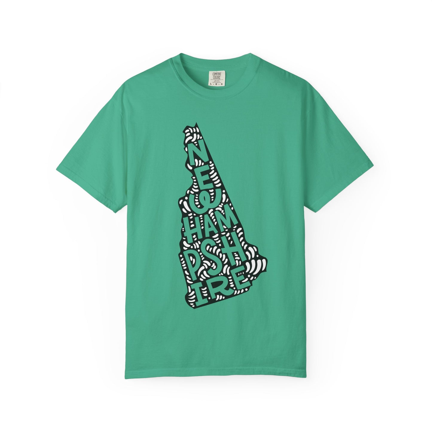 New Hampshire "Woodcut Series" T-Shirt - 14 Colors in 7 Sizes Available!