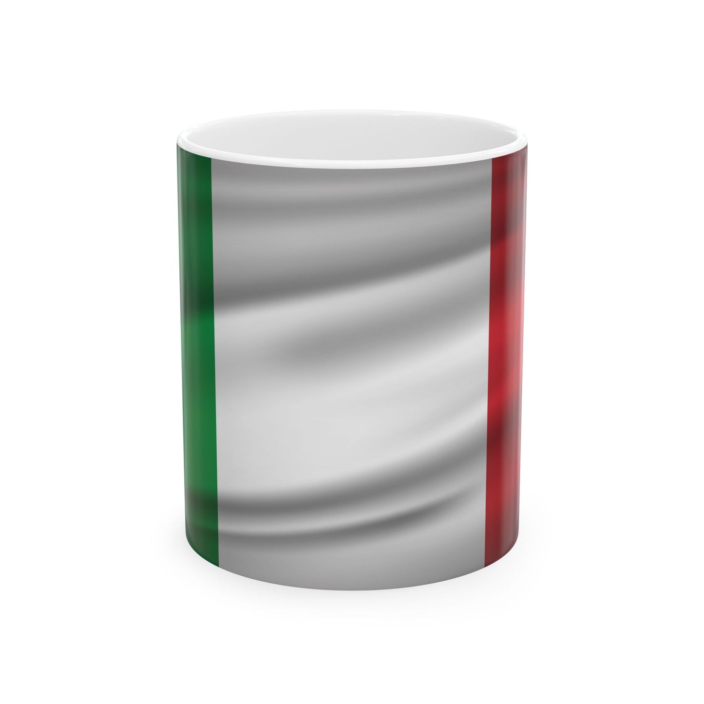 Italy Waving Flag Ceramic Mug - Available in 11oz & 15oz