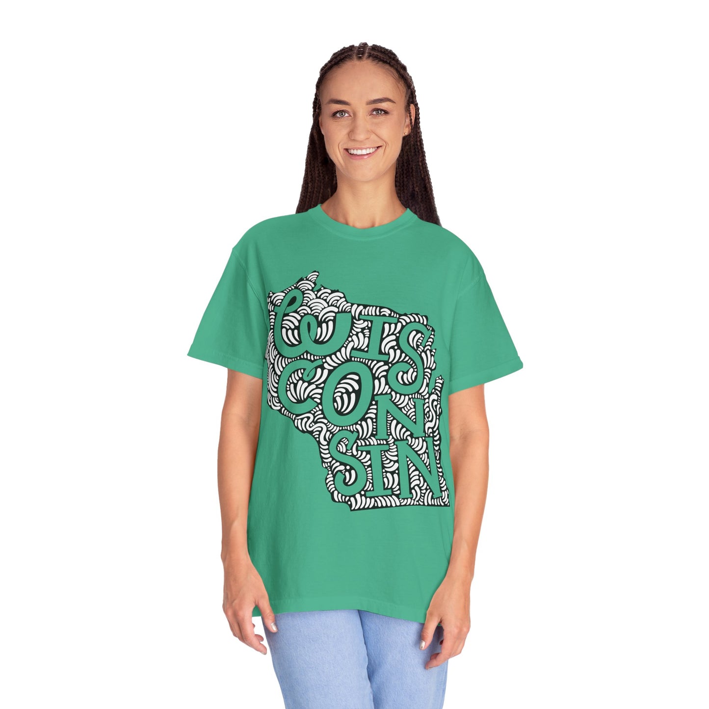 Wisconsin "Woodcut Series" T-Shirt - 14 Colors in 7 Sizes Available!