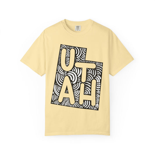 Utah "Woodcut Series" T-Shirt - 14 Colors in 7 Sizes Available!