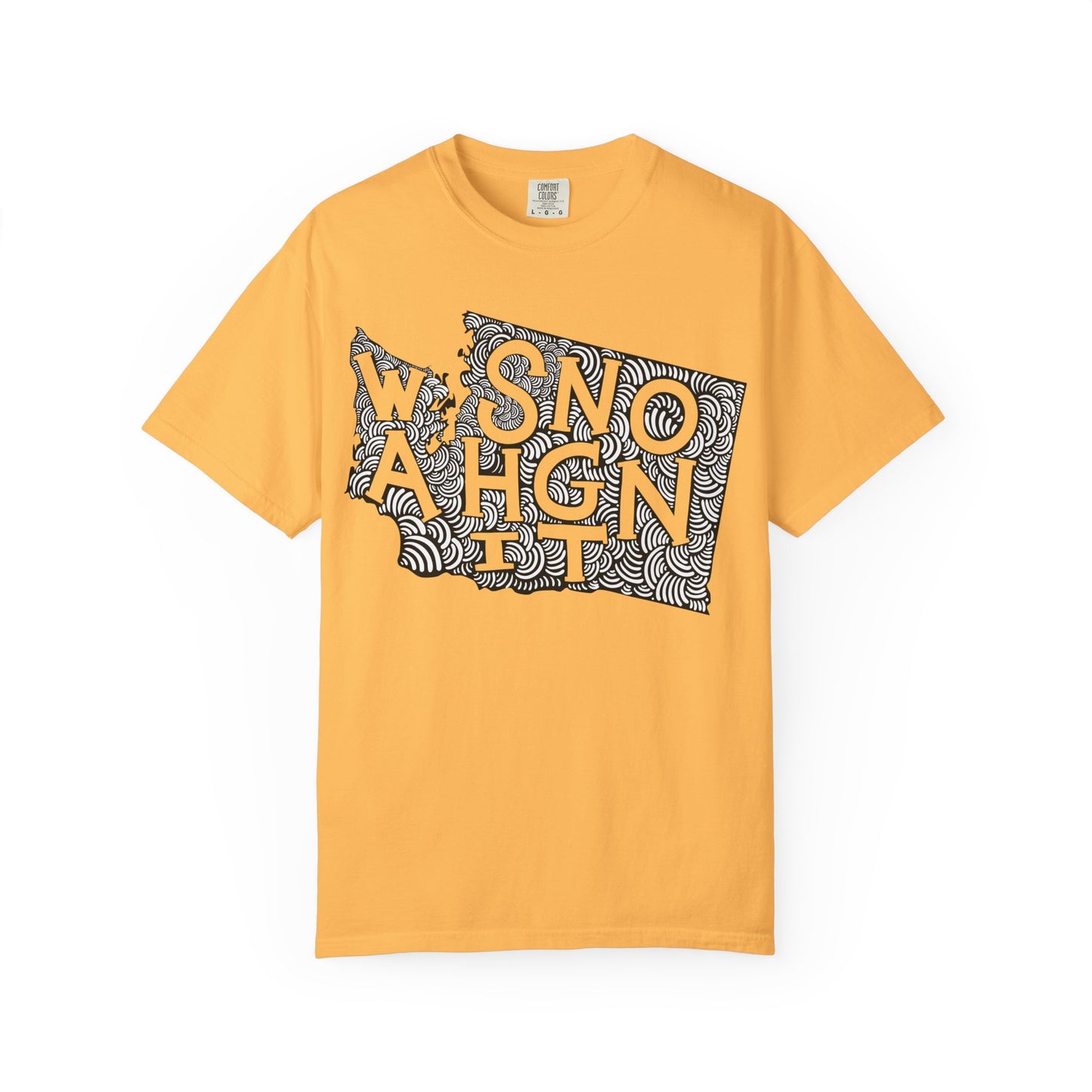 Washington "Woodcut Series" T-Shirt - 14 Colors in 7 Sizes Available!
