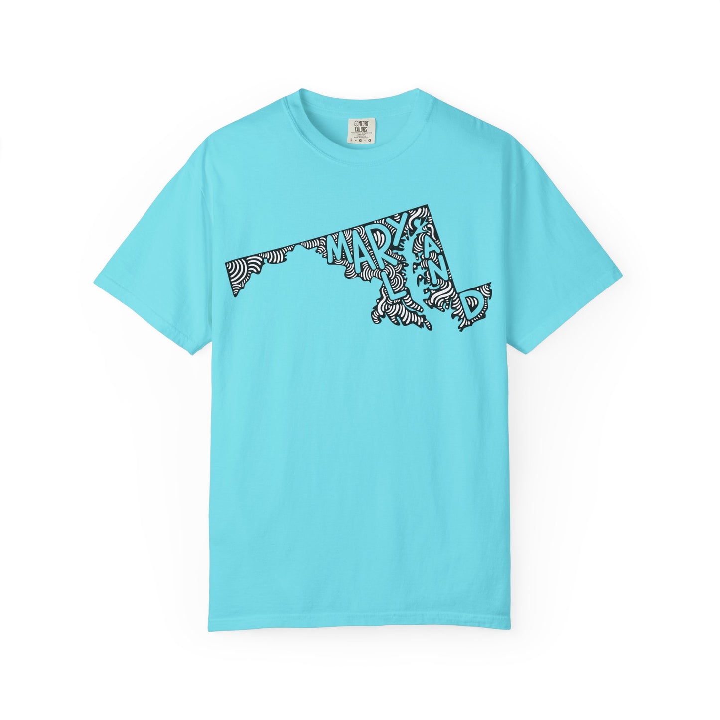 Maryland "Woodcut Series" T-Shirt - 14 Colors in 7 Sizes Available!