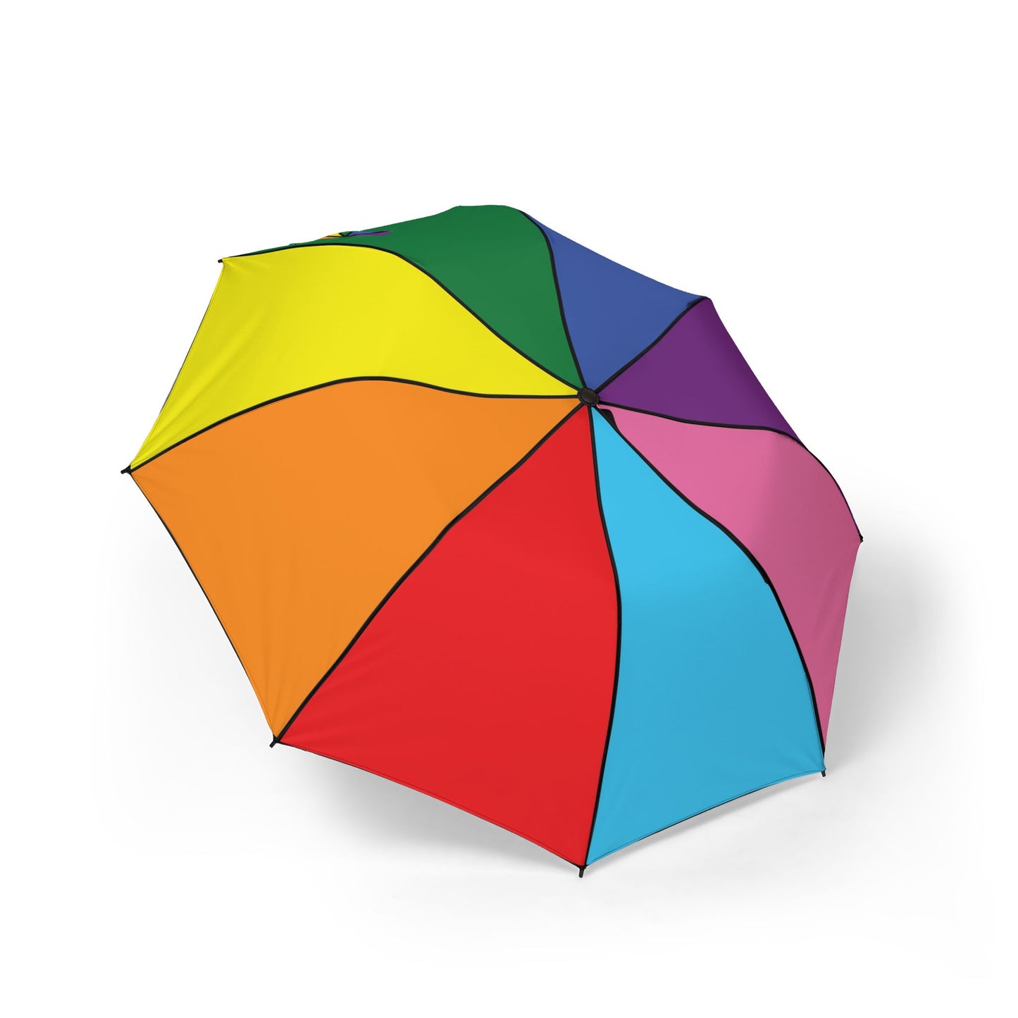 PRIDE LGBTQ Rainbow 48" Semi-Automatic Foldable Umbrella