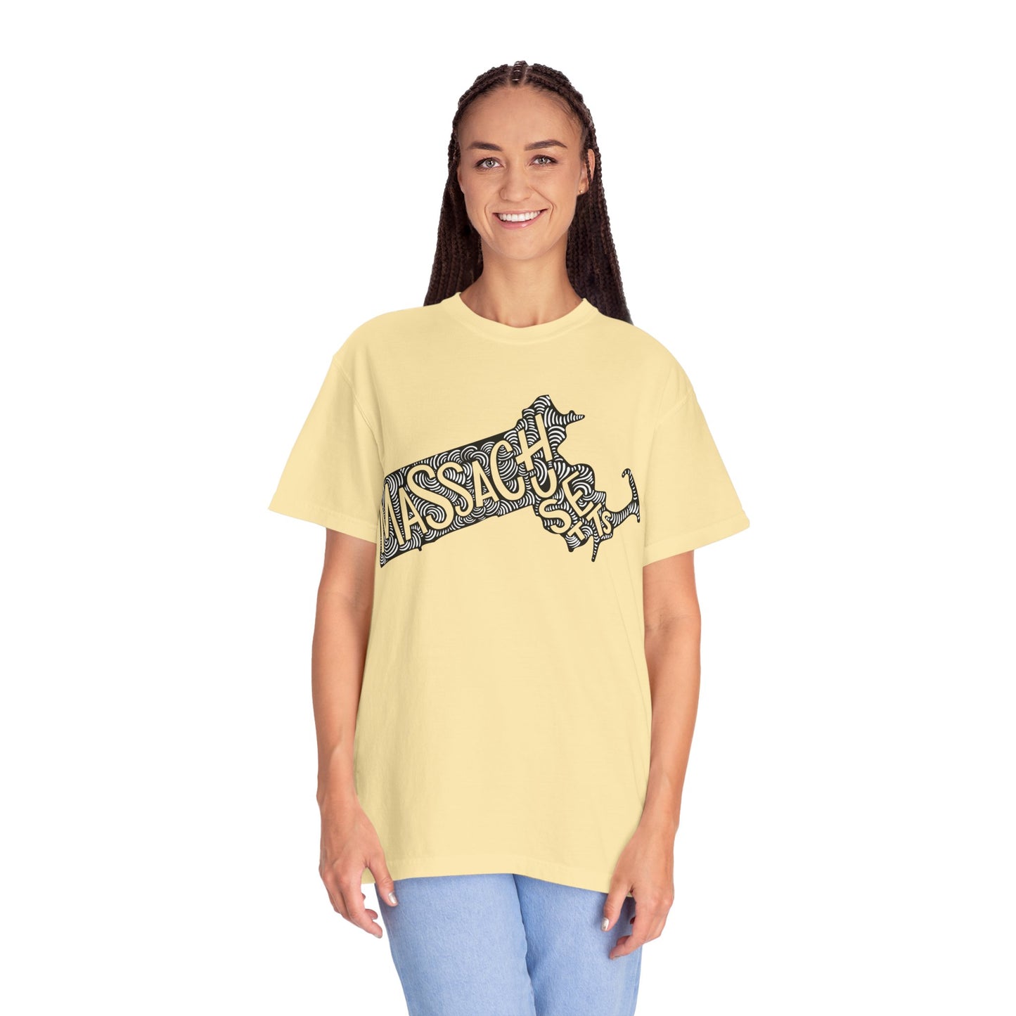 Massachusetts "Woodcut Series" T-Shirt - 14 Colors in 7 Sizes Available!