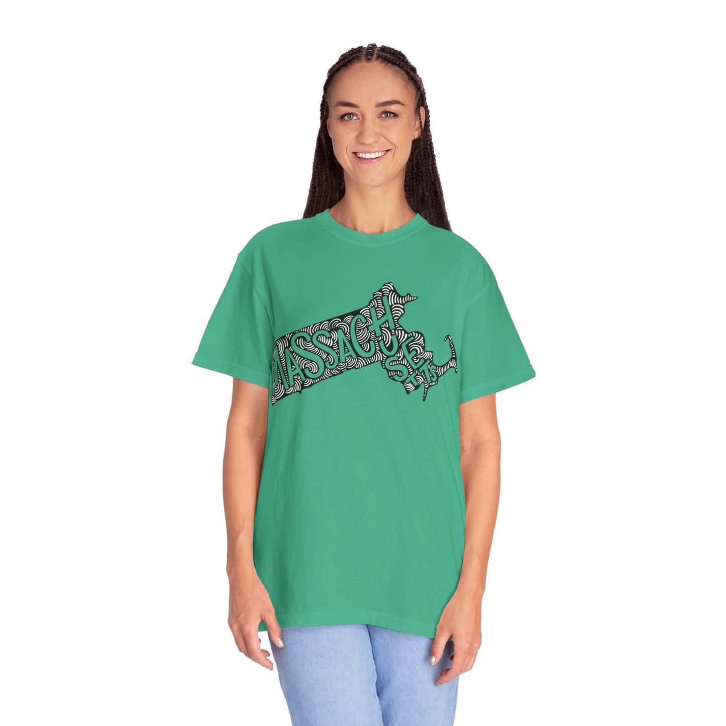 Massachusetts "Woodcut Series" T-Shirt - 14 Colors in 7 Sizes Available!