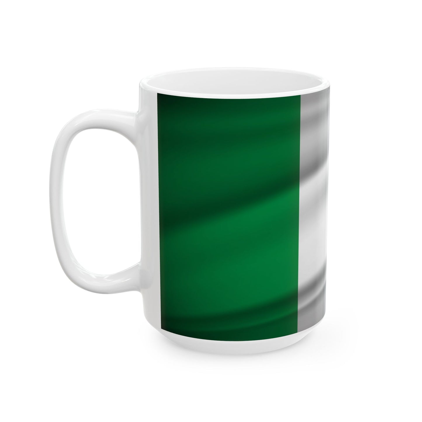 Italy Waving Flag Ceramic Mug - Available in 11oz & 15oz