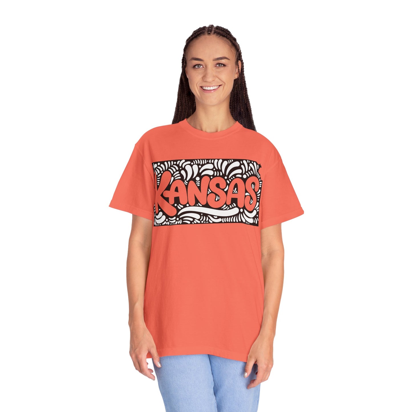 Kansas "Woodcut Series" T-Shirt - 14 Colors in 7 Sizes Available!