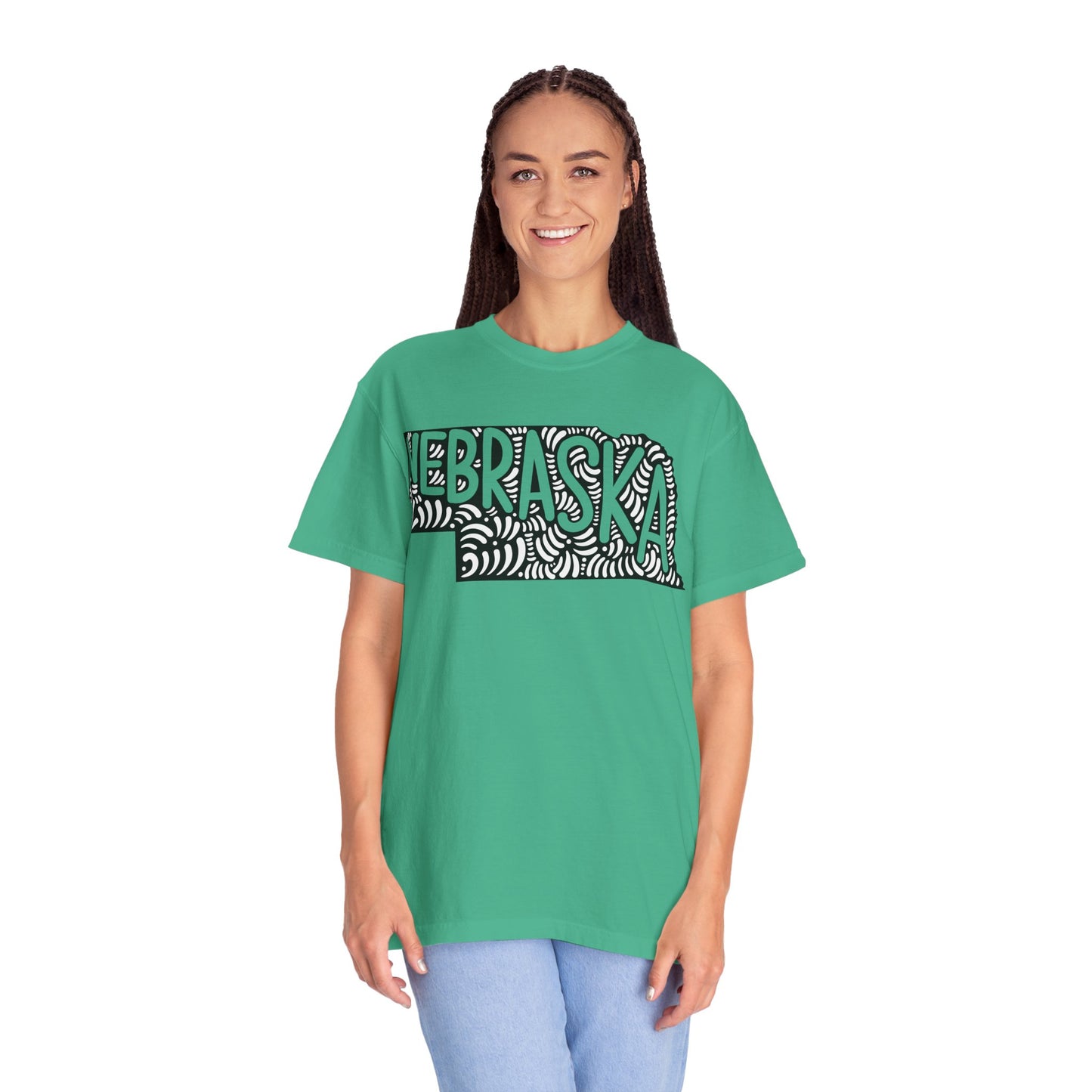 Nebraska "Woodcut Series" T-Shirt - 14 Colors in 7 Sizes Available!