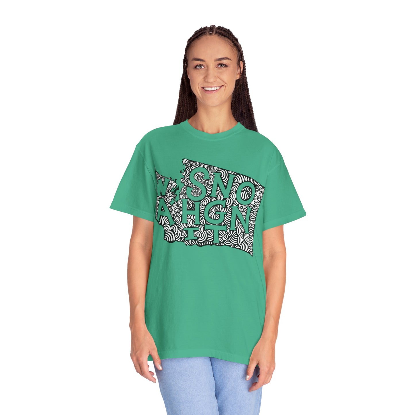 Washington "Woodcut Series" T-Shirt - 14 Colors in 7 Sizes Available!