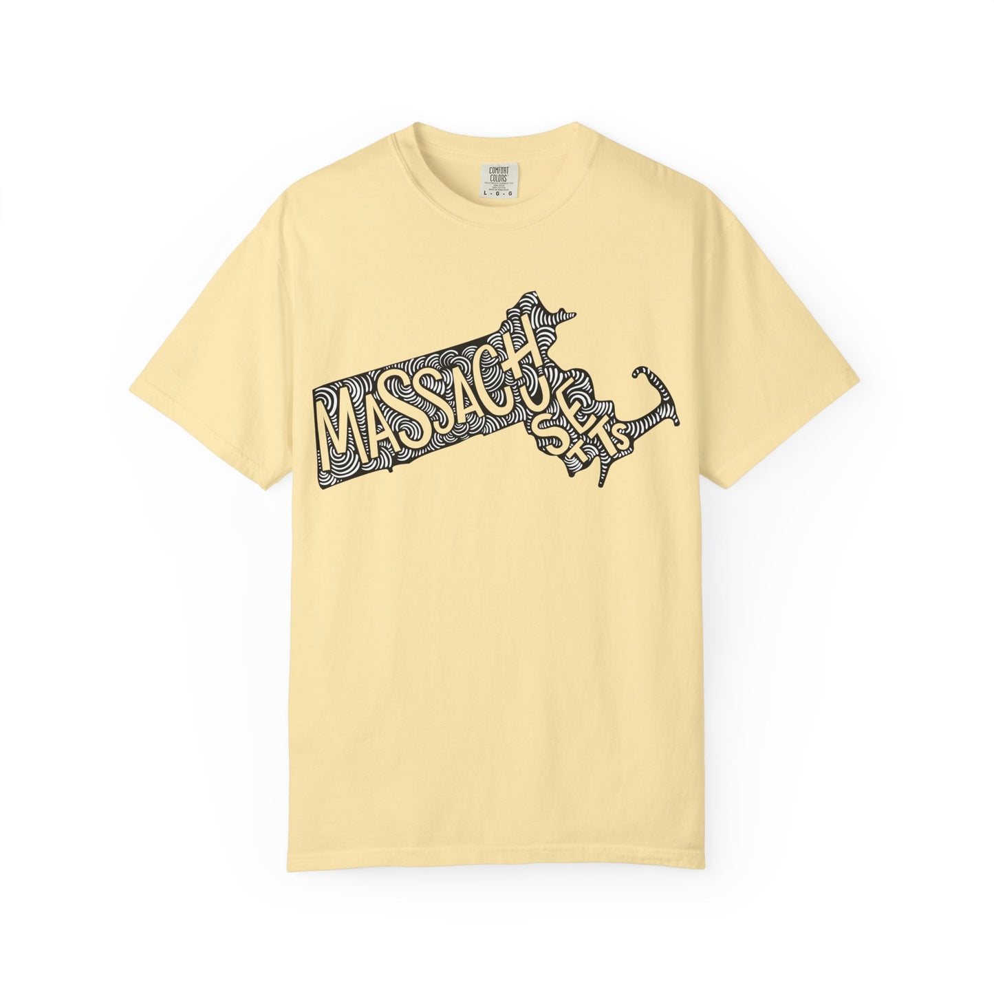 Massachusetts "Woodcut Series" T-Shirt - 14 Colors in 7 Sizes Available!
