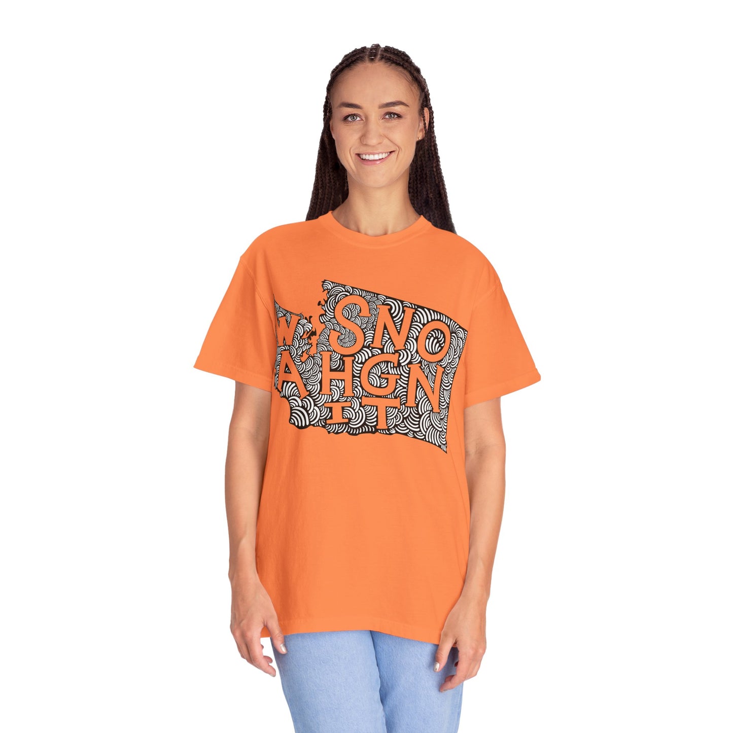Washington "Woodcut Series" T-Shirt - 14 Colors in 7 Sizes Available!