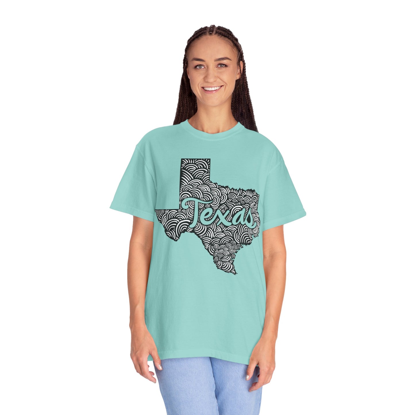 Texas "Woodcut Series" T-Shirt - 14 Colors in 7 Sizes Available!